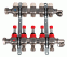 Коллектор KERMI x-net  Komfort-4 с расходомерами